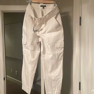 Brand  New Pair of Size 8 White Cargo Pants